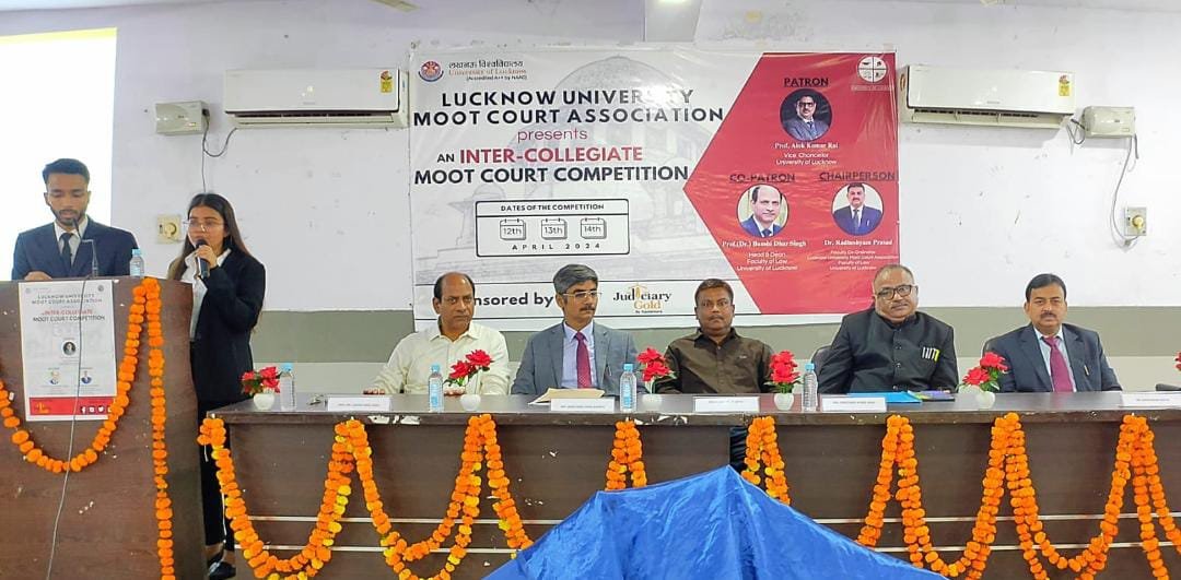 Lucknow University Moot Court Association, Inter-Collegiate Moot Court Competition, Advocate Shailendra Singh Rajawat, Harvard University, Lucknow University