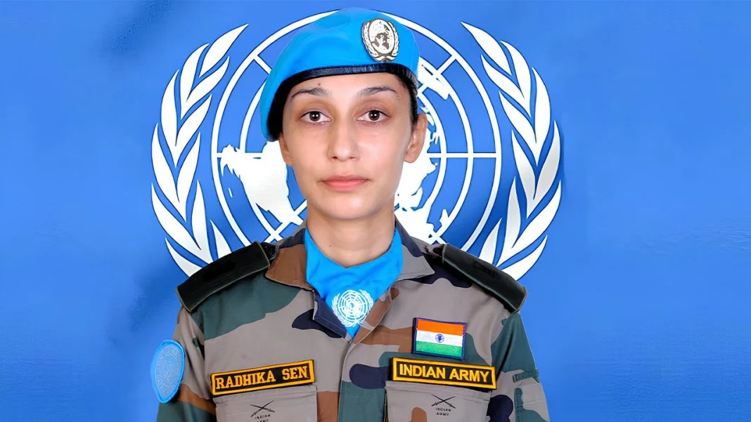 Indian female peacekeeper