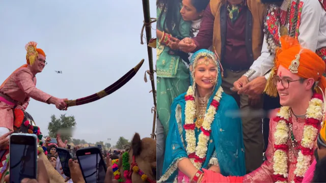 Scottish Couple’s Rajasthani-Style Wedding