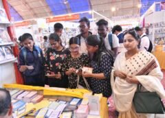 Lucknow Book Fair, Ravindralay Charbagh, book lovers, Indian art, sculpture, painting, architecture, dance, music, temples, palaces, symbolism, diversity, free entry, book discounts, Indian Art Publications, Indian aesthetics, Rajasthani miniatures, Harappan art, ancient inscriptions, Basohli paintings, Shubhi Publications, Indian Theatre Traditions, Vanishing Temple Art, classical dance forms, Kathak, Odissi, Bharatanatyam, Jai Book stall, Yankel Ginzburg, Angel Book stall, Rajkamal Publications, yoga, naturopathy, Reiki healing, Dr. Kamal Kishore, energy healing, book launch, Dr. Premswaroop Srivastava, Stairs to Heaven, Shivpal Sanwaria, environmental awareness, Prithvi Innovation, poetry collection, Kamlesh Tripathi, Rhythm in Poems, Pranita Lele, Tiny Twisted Yarns and Verse, Jyotsna Kaur Habibullah, Farida Jalees, Ranu Uniyal, Anand Vardhan Singh, literary figures, Ghazal recital, Sahityakar Sansad, Naman Publications, poetry session, Ramprakash Bekhud, Shobha Dixit Bhavana, Muneer Nazar, Abhishek Sahaj, Dr. Suresh, Munendra, Revant, organ donation, PGI, State Organ and Tissue Transplant Organization, health camp, literature, cultural activities, social awareness.