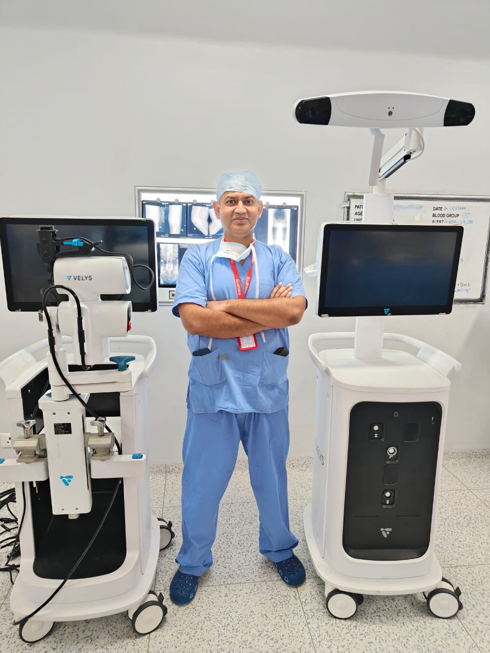 Dr. Sourav Shukla, Medanta Hospital Lucknow, robotic joint replacement, orthopedic surgery, 100 robotic surgeries, advanced medical technology, Uttar Pradesh healthcare, joint replacement milestone, orthopedic innovation, precision surgery, AI in surgery, robotic-assisted surgery, musculoskeletal care, minimally invasive surgery, faster recovery, orthopedic excellence, Lucknow medical news, joint pain treatment, hospital achievement, robotic surgery India.