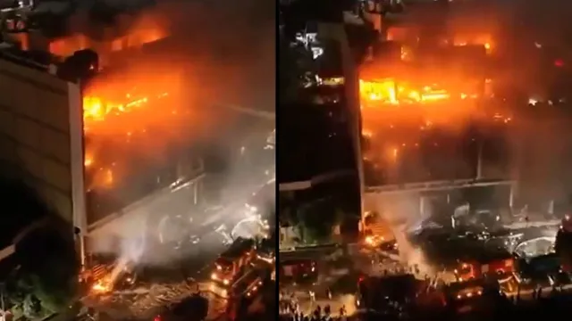 Iraq mall fire, Al-Kut Hypermarket, Wasit province, Iraq fire incident, mall fire deaths, fire casualties, shopping center fire, Iraq rescue operations, blaze in Al-Kut, Iraq emergency response, fire investigation, Al-Kut tragedy, hypermarket fire, firefighting efforts, Iraq disaster news, building safety Iraq, Iraq news July 2025, fire victims Iraq, mall evacuation, Iraq government response