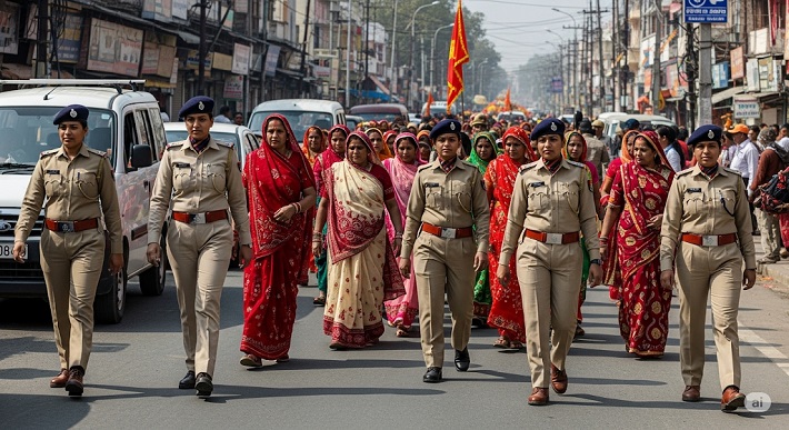 Female Kanwar Pilgrims