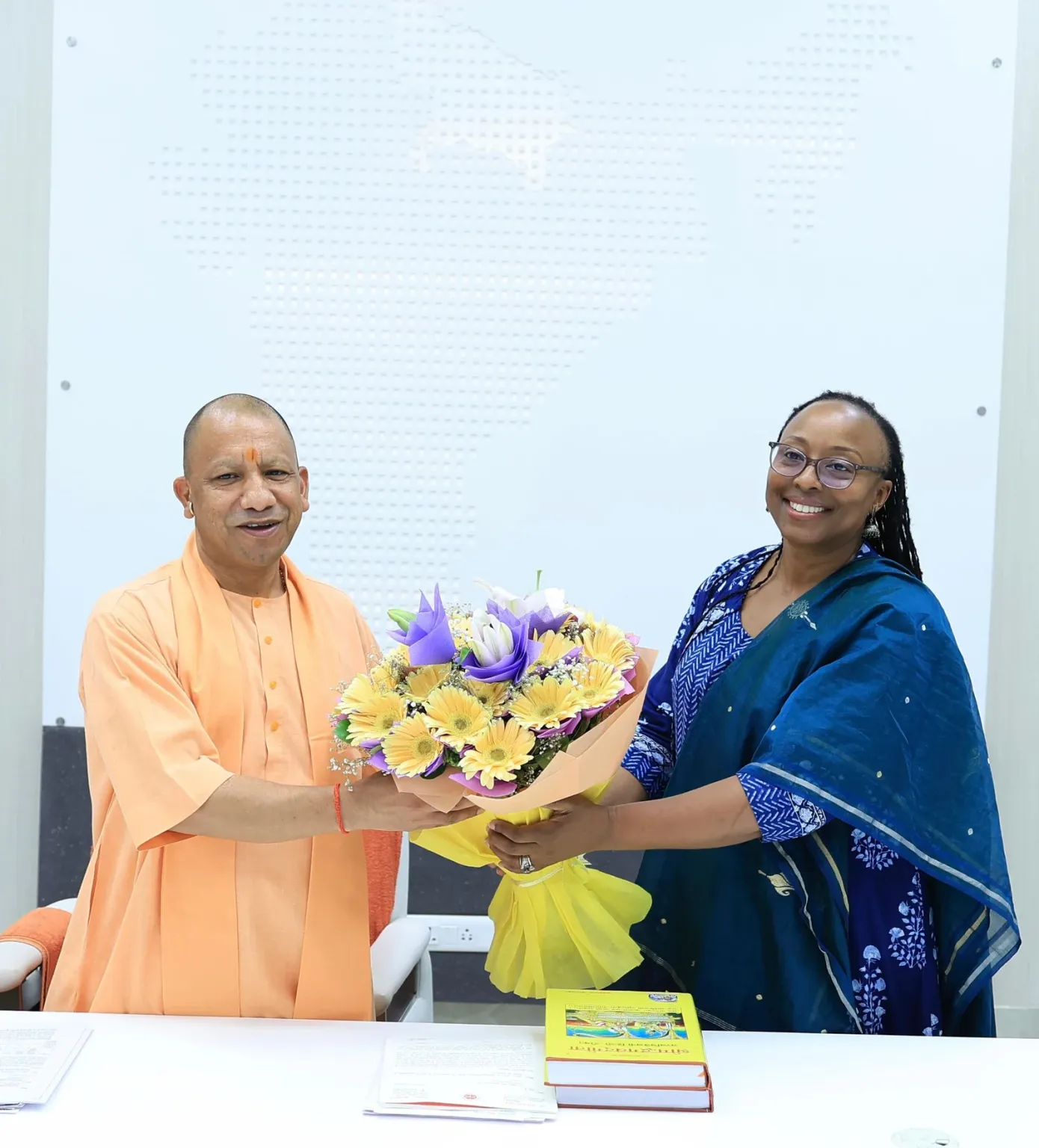 Angela Lusigi Meets CM Yogi Adityanath