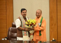 CM Yogi Meets Newly Elected BJP National President Nitin Nabin, Extends Congratulations