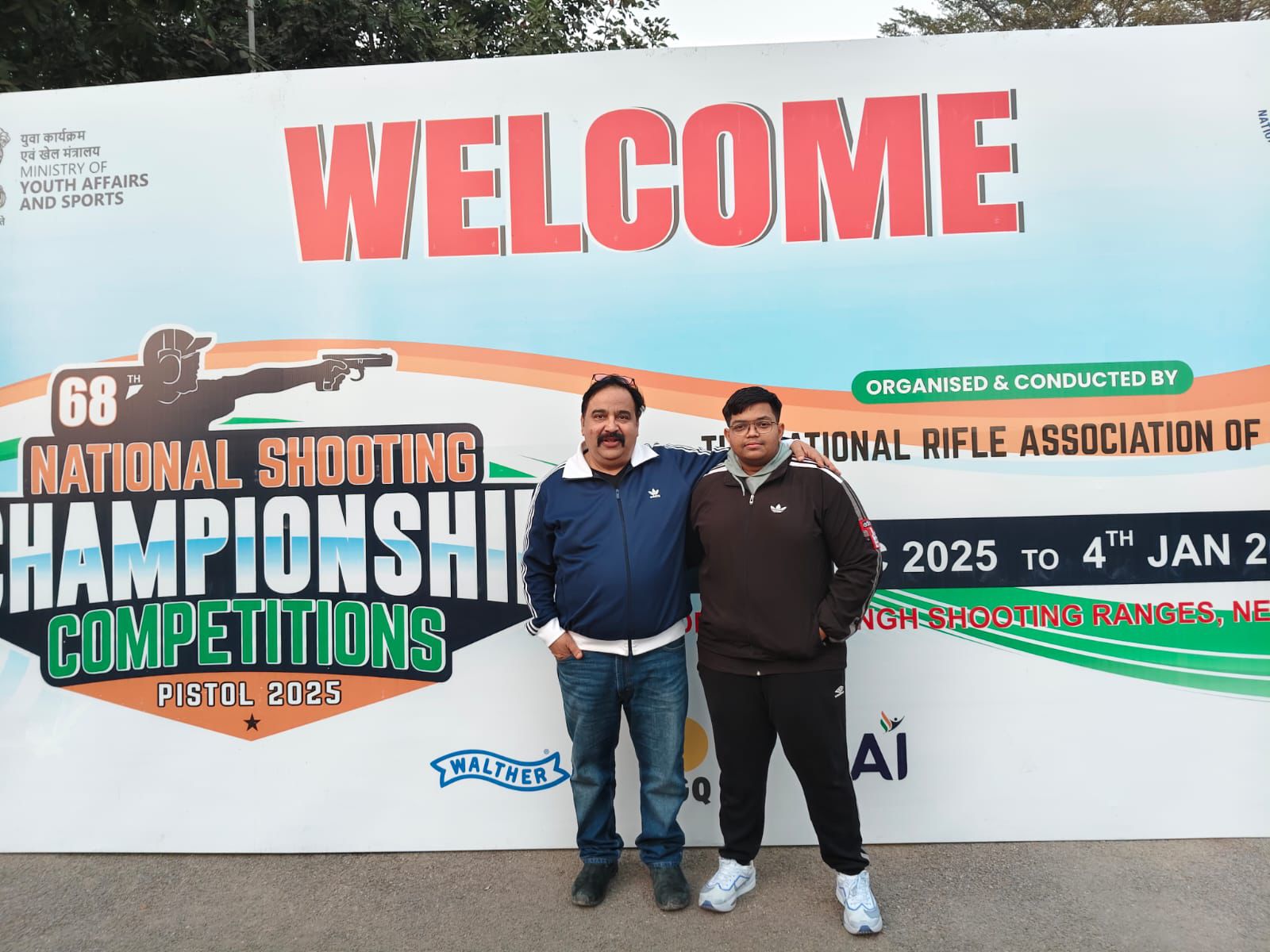 Rudra R Shankar shooter, Indian pistol shooter Rudra Shankar, 68th National Shooting Championship, Renowned Shooter India, Indian shooting team trials, Young shooter India 2026, Pistol shooting championship India, Air pistol shooter India, Sports pistol score India, Centre fire pistol India, Standard pistol national championship, Free pistol shooting India, Indian shooting prodigy, Adarsh Choudhary shooting coach, National shooting championship results, Indian shooting federation trials, Shooting sports India news, 19 year old shooter India, Indian pistol shooting talent, Renowned shooter qualification India, Shooting championship New Delhi, Indian shooters latest news, Youth shooting champion India, Competitive pistol shooting India, Indian sports news shooting