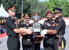 A Course Ending Parade was held at Officers Training College, Army Medical Corps Centre and College, Lucknow