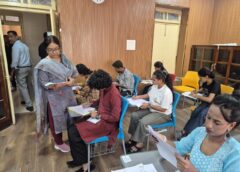 Vice Chancellor Prof. Mandavi Singh Inspects BPA and MPA Examinations at Bhatkhande Sanskriti University