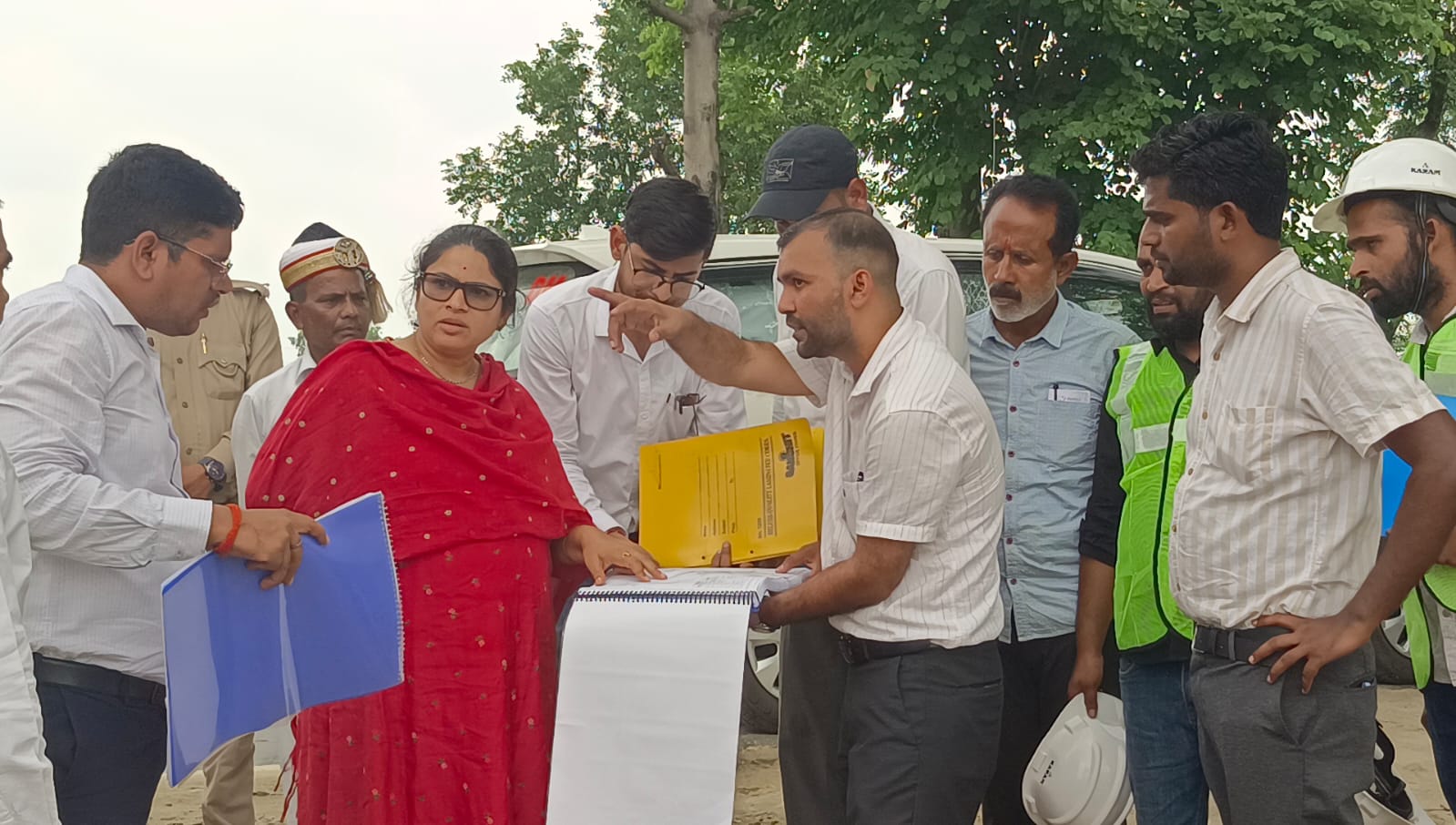 Gonad dm, gonda news, gonda district magistrate, priyanka niranjan, chief minister model composite school, cm model composite school, dullapur khalsa, jhanjhari development block, uttar pradesh education, up government schools, school construction, model school project, pre-primary to class 12, rural education, quality education, school infrastructure, government education project, basic education department, amit kumar singh, vidya bhushan, school construction inspection, education infrastructure, up education news, gonda uttar pradesh, modern school facilities, rural school development