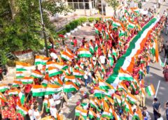 A sea of youth gathered from the Chief Minister’s residence to the Vidhan Bhavan